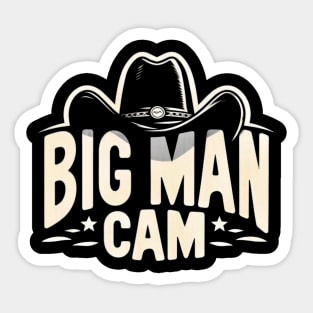 Big Man Cam Sticker